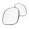 Mirror Glass Pair For Lincoln Navigator 1998 1999 2000 2001 2002 Driver And Passenger Side Non Heated With Backing Plate 