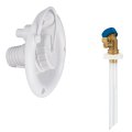 Recpro Rv Round Fresh Water Gravity Fill Hatch Camper Inlet White Quick 