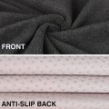 Leader Accessories 2pcs Waterproof Towel Front Seat Covers Black Non-slip Bucket Dog Kid Auto Protector