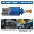 X Autohaux Brake Light Switch Stop Lamp For Vauxhall Movano Mk2 2010-up No 2532000q0b 8200276359 93197677 A4155450014