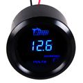Digital Volt Voltage Gauge Meter Kit Blue Led 2 In 52mm Universal For Auto Automotive Truck Boat Cxc01713