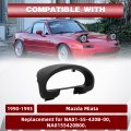 Hecasa Gauge Hood Cover Cluster Bezel Compatible With 1990-1993 Mazda Miata Replacement For Na01-55-420b-00 Na0155420b00