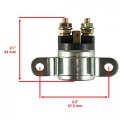 Caltric Starter Relay Solenoid Compatible With Bombardier Can-am Traxter 650 Max 4x4 2005