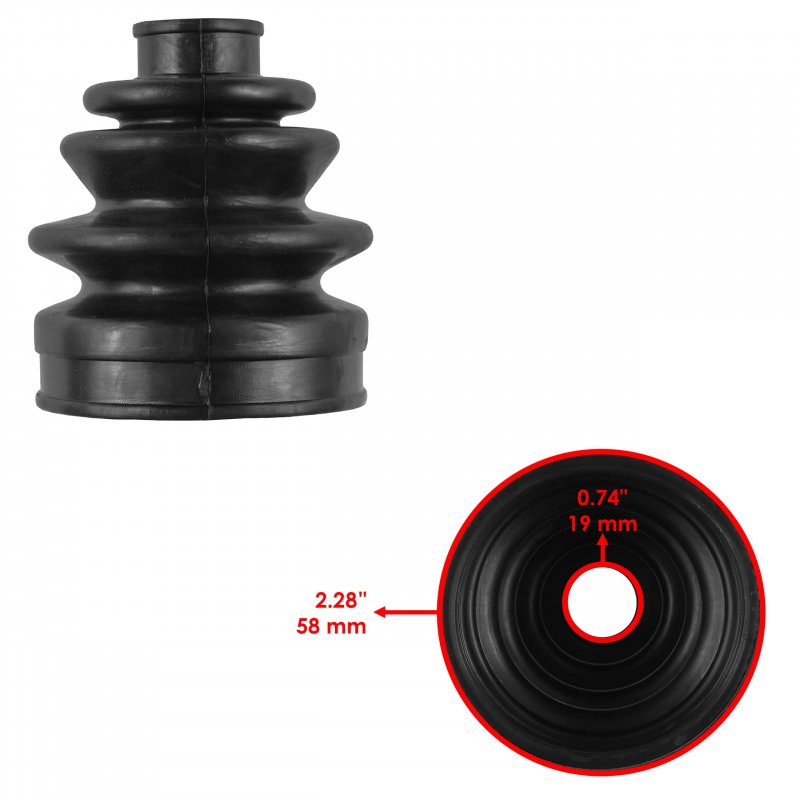 2 Front Axle Inner Outer Cv Boot Kit For Yamaha Kodiak 400 Yfm400fw 4x4 1993 1998
