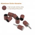 Uxcell 30 Pcs 3 4 Inch Sanding Sleeves Sandpaper Set 120 Grit With 2 0 79 Drum Mandrels For Rotary Tools