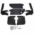 Hecasa Fender Flare Compatible With 2015-2022 Polaris Midsize Ranger 570 Etx Protection Guard Mudguard Black Front Rear