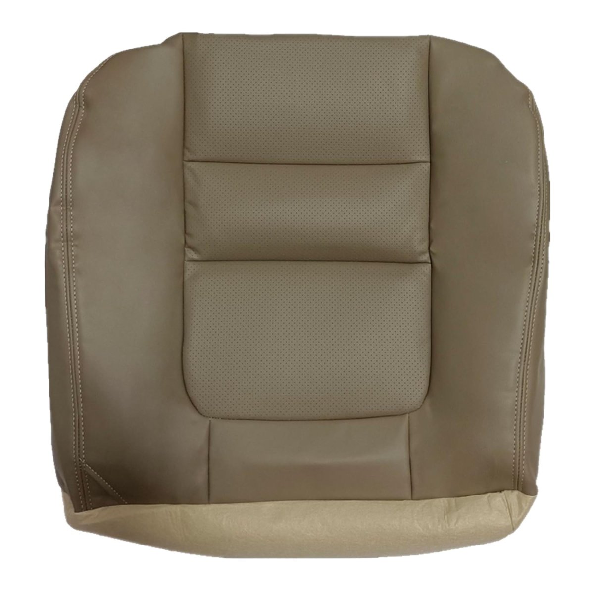 Passenger Side Bottom Leather Seat Cover Parchment Tan For Ford F250 F350 Lariat 2001
