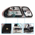Amerilite Taillights G2 Red Clear W O Led For Mercedes Benze Class W210 Passenger And Driver Side