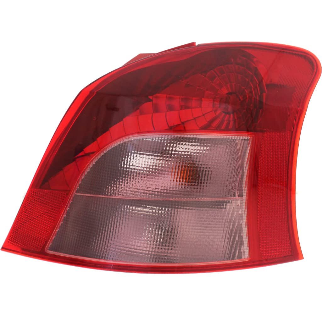 Toyota Yaris 2006 2007 2008 Tail Light Assembly Passenger Side To2801167 81551-52520 Red Halogen Lens Waterproof Right