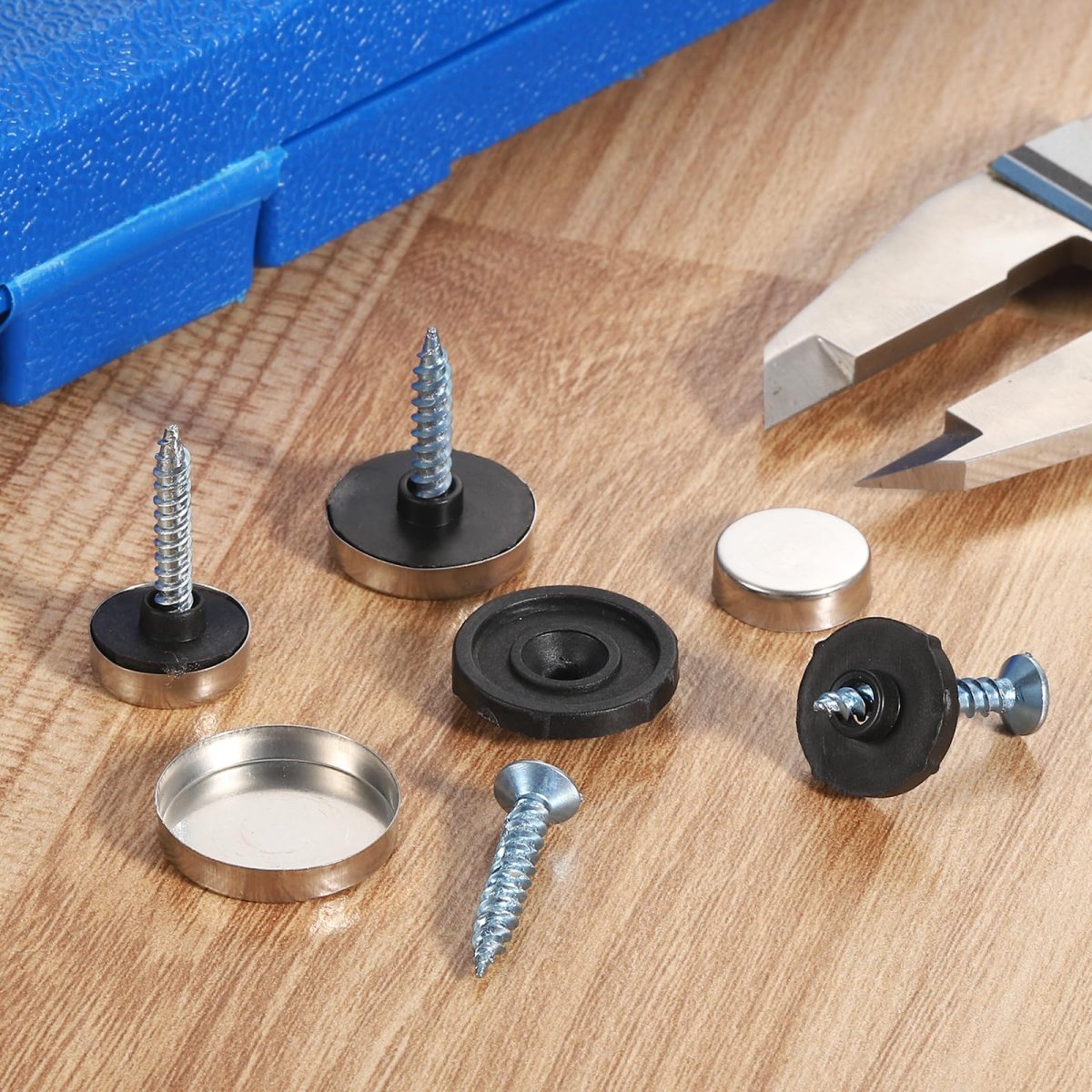 24pcs Screw Covers Caps 30mm Dia Stainless Steel Mirrors Decorative Cover Nails Convex Gasket Screw Fasteners For Sign