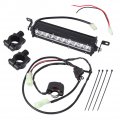 Motoparty Dirtbike Headlight Bar Kit For Klx110 Crf110 Ttr110 Yz250f 60w 2500lm Plug-n-play Light Fits Most 7 8a Handlebars 