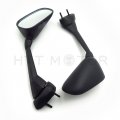 Httmt Mt329- Black Rearview Racing Mirrors Compatible With 2007-2013 Fz1 Fazer 07 08 09 10 12 13