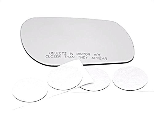 Right Passenger Side Convex Mirror Glass Lens For 04-09 Maz 3 And 06-08 6 With Adhesive Pads Clear Part Number 5134