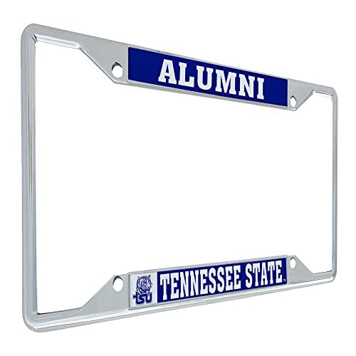 Tennessee State University Tsu Tigers Metal License Plate Frame For Front Or Back Of Car Officially Licensed Alumni