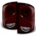 Akkon For Dodge Dakota Dark Red Rear Tail Lights Brake Lamps Driver Left Passenger Right Replacement Pair 