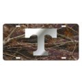 Tennessee Volunteers Camo Laser Cut License Plate Camo Silver Sil 