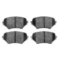 Disc Brake Pads For Mazda Mx-5 Miata 2006 To 2015 Front 4000 Hybridynamic Series Mechanical Pad Wear Sensor 2 30 In Height And 