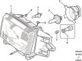 Land Rover Neolux Fog Lamp Bulb Set 2 Bulbs H1 55w V Compatible Discovery 2 Range P38 Part Xcd100030l X2