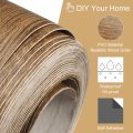 Uxcell Wood Grain Tape 1 97 X16 41 Ft Wall Paper Border Sticker Self-adhesive Repair Patch For Corner Table Door Sofa Furniture