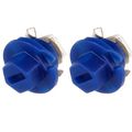 20 Pack Car T5 B8 4d 5050 1smd Led Lamps Dashboard Side Indicator Lights Blue 