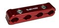 Vms Racing 3pc Piece Red Billet Aluminum Spark Plug Cableswire Separators Dividers Organizers Holders Kit Set For V4 V6 V8 
