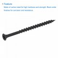 Uxcell 8 X 2 3 4-inch Wood Screws Phillips Flat Head Carbon Steel Self Tapping Black 25pcs