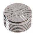 The Hillman Group 943325 Chrome Hex Spoke Bolt Cap 3 8-inch 1-pack 