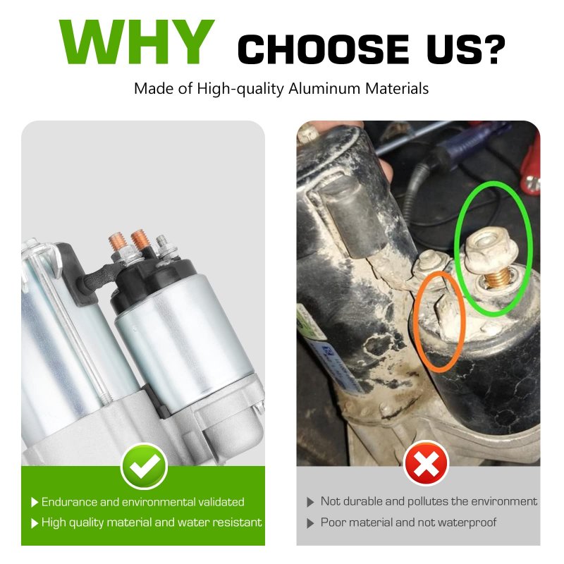 Starter Motor 410 12257 Replacement For Chevy Silverado Express Tahoe Suburban Gmc Sierra Yukon Savana Envoy Buick Rainier Saab