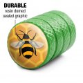 Bee On Honeycomb Tire Rim Wheel Aluminum Valve Stem Caps
