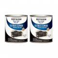 Rust-oleum Painter S Touch Latex Paint Gloss Black 1 Quarts Pack Of 2