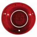 United Pacific 42 Led Tail Light Lens W Stainless Steel Trim For 1972 Chevelle Ss Malibu L H 