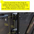 Kmfcdae For Jeep Flag Mountpole Holder With Cb Antenna Mounting Bracket Multifunction Door Hinge Taigate Flag Pole Compatible