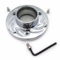 Httmt Mt272-003- 2000-2005 Atv Exhaust Tip Muffler Power Outlet Polished Chrome Compatible With Txr450r