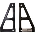 Chevy Silverado 2500 3500 Hd Rear Bumper Bracket 2007-2014 Driver And Passenger Side Pair Set Impact Bar Steel Gm1166120 