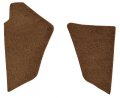Die Cut Cutpile Kick Panel Carpet Flooring Fits 1988-1999 Gmc K1500 Inserts Without Cardboard Dove Gray 