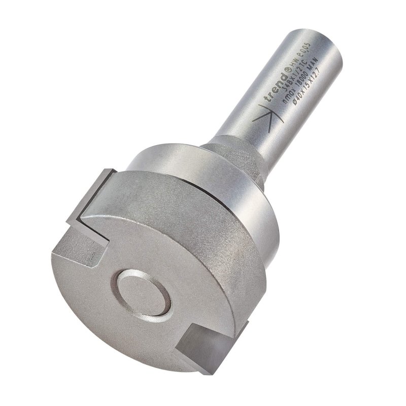 Trend Professional Intumescent Recesser Router Cutter Bit 1 2 Inch Shank 40mm Diameter 15mm Cut Length Tungsten Carbide Tipped