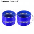 Uxcell 95-102mm 3 7 -4 Id Straight Silicone Reducer Hose Coupler Intercooler Tube Blue For Car Intake Piping