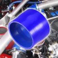 Uxcell 95-102mm 3 7 -4 Id Straight Silicone Reducer Hose Coupler Intercooler Tube Blue For Car Intake Piping