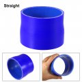 Uxcell 95-102mm 3 7 -4 Id Straight Silicone Reducer Hose Coupler Intercooler Tube Blue For Car Intake Piping