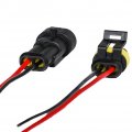 Hifrom 12 Kit Of 2 Pin Car Male Female Waterproof Electrical Connectors Plug Socket With 20cm Wire Awg Gauge Marine