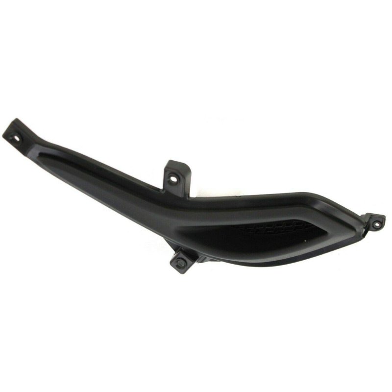 Front Left Fog Light Cover For 2012-2017 Hyundai Accent Sedan And Hatchback Black Plastic Bumper Bezel Replaces Hy1038111