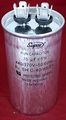 Cr35x440r Round Run Capacitor 35 Mfd 370 440 Volt Silver Metal Case 