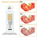 Jsvsal 2-pack Ba15d Led Bulbs Dimmable 6w 4000k Natural White 50w 60w Jd T3 T4 Halogen Replacement Double Contact Bayonet Base