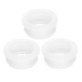 3pcs Rubber Grommets 30mm Drill Hole 25mm Id Top Hat Grommet Clear Silicone Plug Gasket For Wiring Automotive 