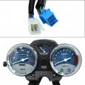 Dual Digital Motorcycle Cruiser Odometer Tachometer Speedometer Oil Gauge