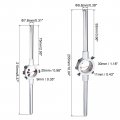 Uxcell Die Stock Handle Wrench Holder For Metric M7-m9 12mm-25mmm M10-m11 20mm-30mm Od Round