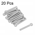 Uxcell M5 X 35mm 304 Stainless Steel Machine Shoulder Lift Eye Bolt Rigging 20pcs