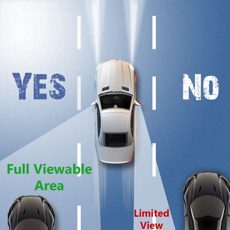 Blind Spot Glass 2 In Mirror 4 Pack For Jayco Redhawk Rv Anti Fog And Rust Resistant Aluminum With Premium Adhesive Convex Wide