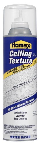 Homax 4067 Acoustic Ceiling Texture Spray Knockdown Orange Peel 20-ounce