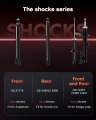 Front Shock Absorbers For Chevrolet Avalanche 1500 02-06 Suburban Tahoe Gmc Sierra 99-06 Yukon Xl 2 Pcs 344381 37178